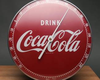 Coca-Cola Advertising Thermometer, Model 495A
