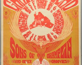 1967 Grateful Dead Straight Theater Poster