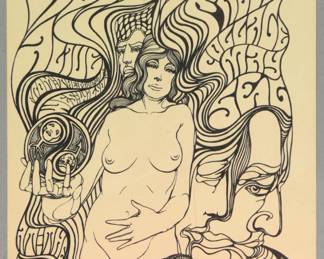 1967 Wes Wilson Grateful Dead Poster BG-62