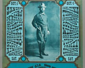 1969 Gold Rush Festival Poster, Lake Amador