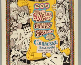 Rick Shubb Poster for Carousel Ballroom 1968