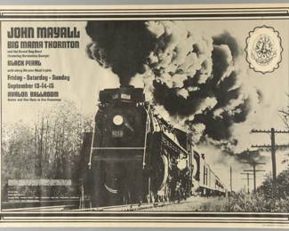 FD-137 John Mayall Big Mama Thornton Poster 1968