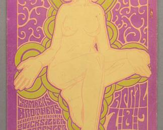BG-58 Wes Wilson 1967 Postcard Fillmore Auditorium