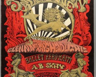 BG-142 Jefferson Airplane Fillmore Poster 1968