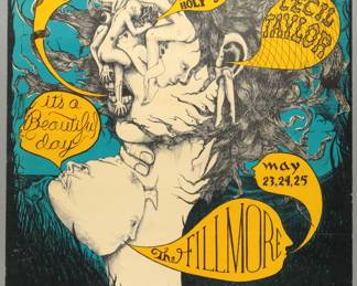 BG-121 Poster Yardbirds Fillmore 1968