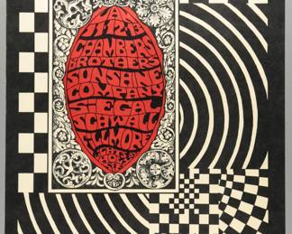 BG-102 Fillmore Poster Chambers Bros Maclean 1967