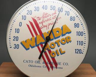 Wanda Motor Oil Advertising Thermometer