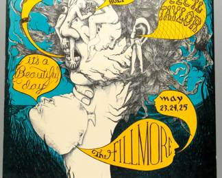 BG-121 Poster Yardbirds Fillmore 1968