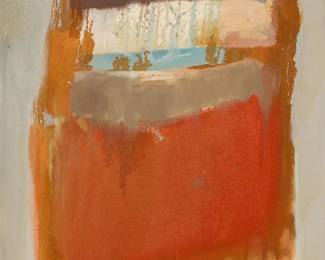 1048
Sungwoo Chun
(b. 1935)
"The Story of Ancients #1," 1960
Oil on canvas
Signed and dated verso: Sungwoo Chun / 1960; titled on handwritten and printed labels affixed verso
24" H x 18" W
Estimate: $1,000 - $1,500