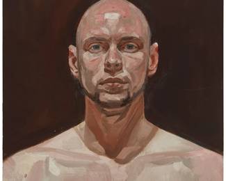 1148
Jesse Garbe
(b. 1979)
"Reflection (II)," 2004
Oil on canvas
Signed twice, titled, dated, and inscribed, all verso: Jesse Garbe / 2004 © / "Age 25"
28" H x 28" W
Estimate: $1,000 - $1,500