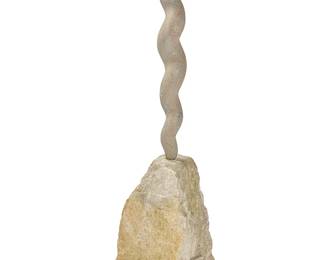 1101
David Worthington
(b. 1962)
Untitled
Carved marble on stone plinth
Unmarked
Twist: 37" H x 5.5" Dia.; Base: 26" H x 20.5" W x 12" D
Estimate: $1,000 - $1,500