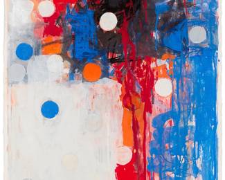 1020
Keiko Hara
(b. 1945)
"Space Rebirth," 2010
Gouache, pastel, metallic pigments, and paper collage on paper
Signed and dated in pencil lower left: Keiko Hara / 2010
Sheet: 30.25" H x 22.75" W
Estimate: $1,000 - $1,500