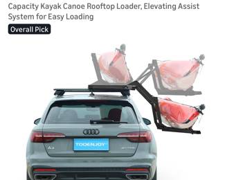 Too enjoy roof rack for kayaks