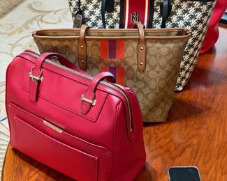 Some designer handbags