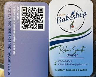 Homemade Christmas cookies from our baker ROBIN