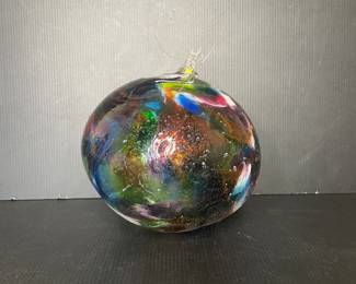 Blown glass globe