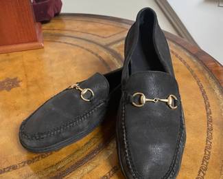 Gucci horsebit suede loafer