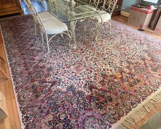 Karastan "Floral Kirman" 100% Premium, Worsted Wool Pile 10'x14'