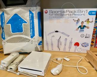 Wii console and accessories