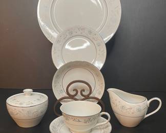 English garden Japan China set vtg 