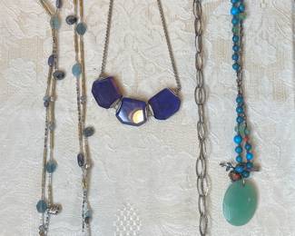 Silpada Sterling & stone necklaces 