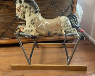 Vintage rocking horse 