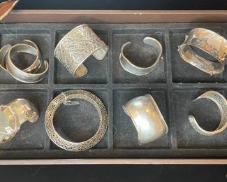 Silpada Sterling silver cuff bracelets 