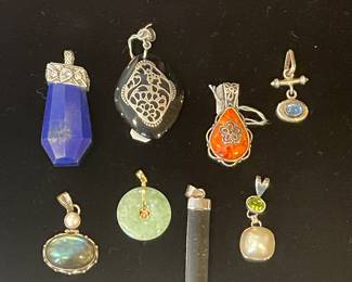 Silpada Sterling silver & stone pendants 