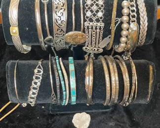 Silpada Sterling silver bangle bracelets 