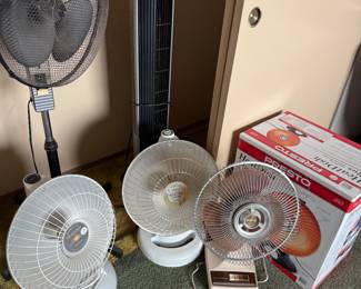 Heaters and fans