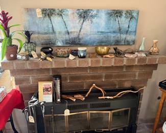 The Free Heat Machine Fireplace Insert, Tropical Themed Decor