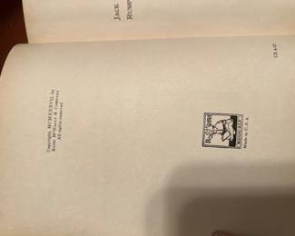 Jack the Giant killer First edition 1937 