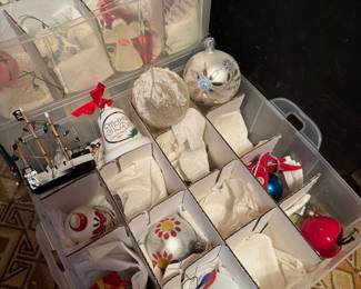 Vintage Christmas decorations