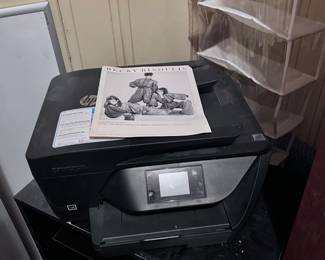 HP OfficeJet Pro 6830 All-in-One Printer with Becky Bisoulis Vintage Fashion Booklet – Tested & Working
