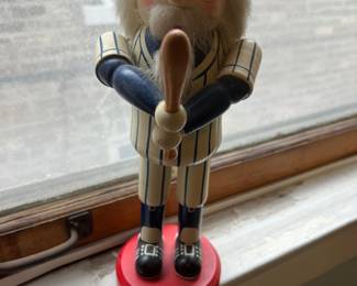 Wooden Baseball player nutcracker LE 