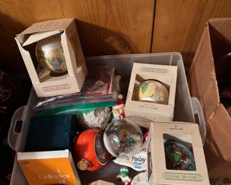 Vintage Christmas decorations