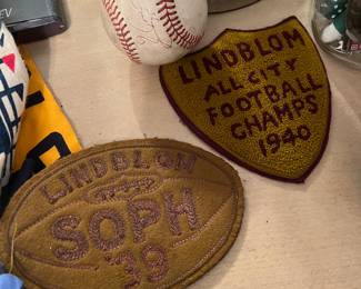 Vintage sport school  team's patches 