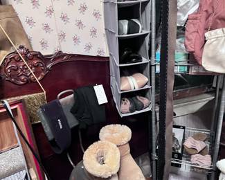 Uggs, assorted shoes, vintage headboard, women's sneakers, sandals + more
