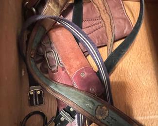 Vintage leather belts