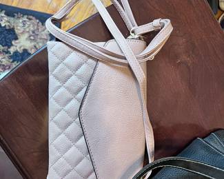 Pink crossbody bag 
