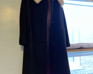 long fur coat 