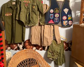 Boy Scouts of America Official Shirts and Uniforms Sanforized little or no ironing required  1950-1960