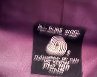 all pure wool 
