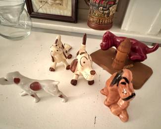 Vintage Dog Figurines – Hand-Painted Ceramic & Pottery Puppies