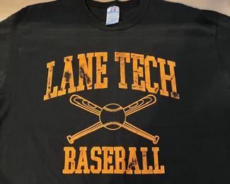 lane tech baseball vintage tee