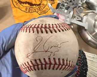 Signed baseball 