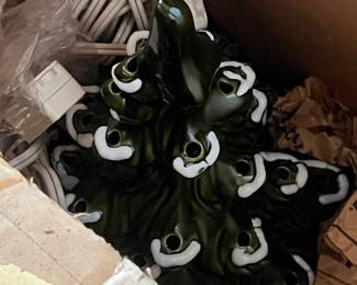 Vintage Ceramic lighted Christmas tree