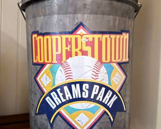 Cooperstown Dreams Park Equipment Bucket – Baseball Souvenir Container