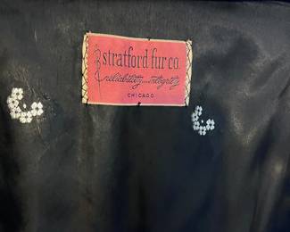 Vintage Stratford Fur Co. Chicago Mink & Persian Lamb Full-Length Coat – Elegant Classic Luxury
