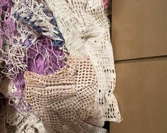Hand made vintage lace and crochet 